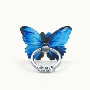 Cellphone Butterfly Diamond Ring Holder‎ Rotates 360 Degrees, Cellphone Stand